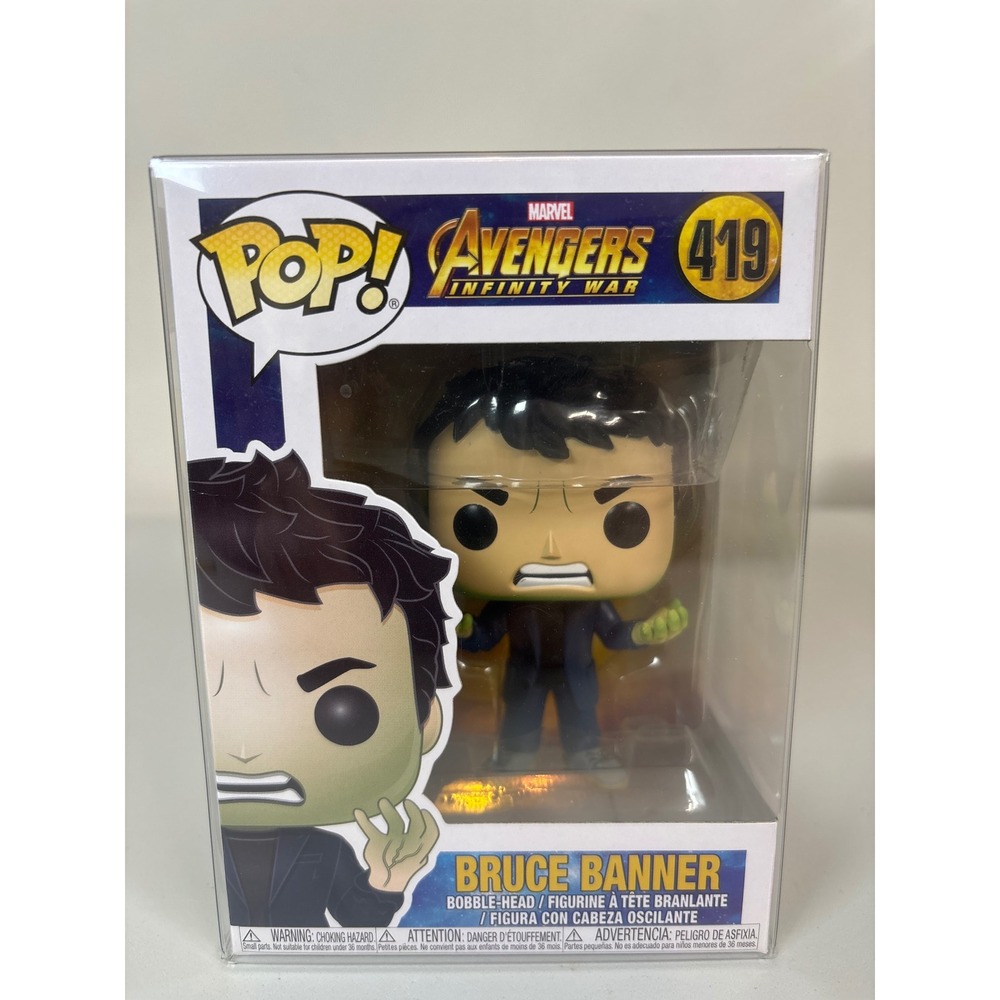 Funko Pop Marvel Avengers Infinity War Bruce Banner 419 Bobble-Head Figure